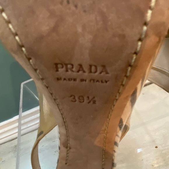 Prada open toe platforms size 39 - Picture 4 of 5